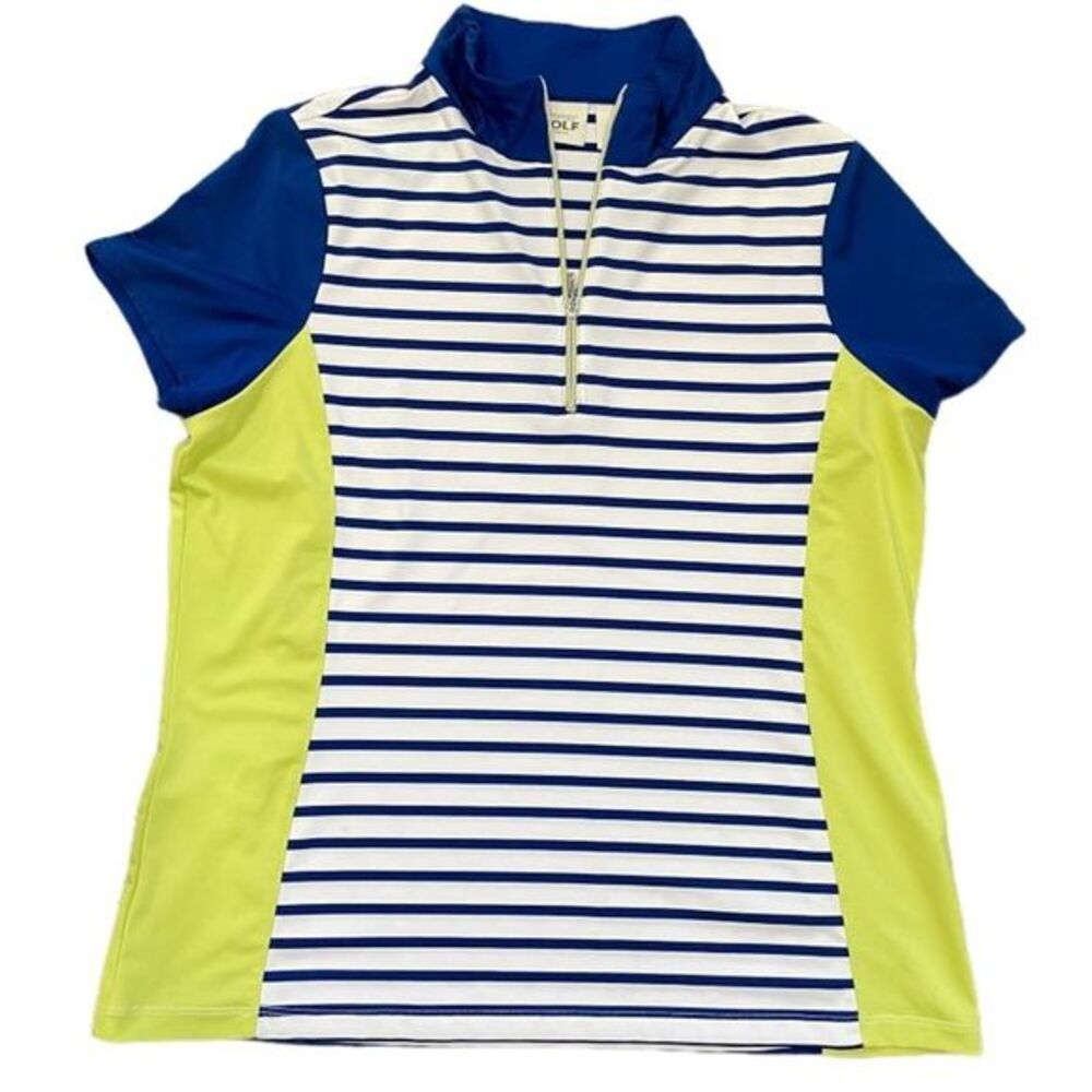 CHICO’S GOLF STRIPED SHIRT M‎ 1
